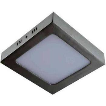 Luminaires Carrés LED Martin D, Chrome Mat, 6W 4000K