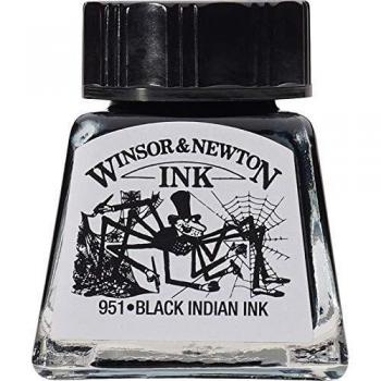 Winsor & Newton 14ml Black Indian Drawing Ink