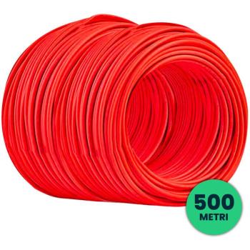 Cavo Solare V‑TAC 4 mm² Unipolare (Rosso) – Bobina 500 m