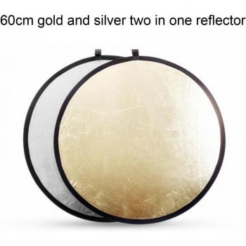 Reflector de fotografía 60cm, accesorio ligero y flexible para selfies