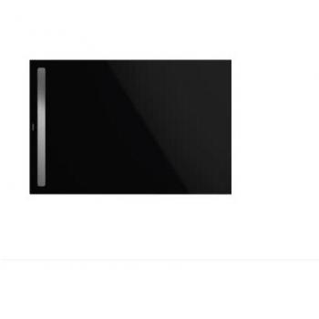 Kaldewei Nexsys Duschwanne, schwarz, 80 x 90 x 1,6 cm, bodeneben
