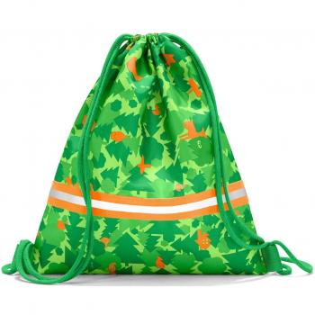 Mysac Reiseteller für Kinder – 34 cm, 5 L, Grünwood