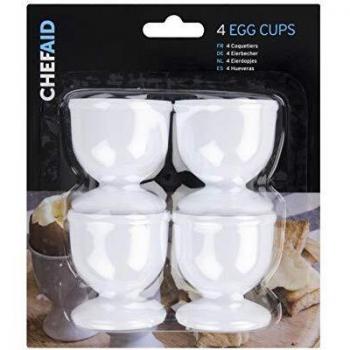 Chef Aid White Egg Holders Pack 4