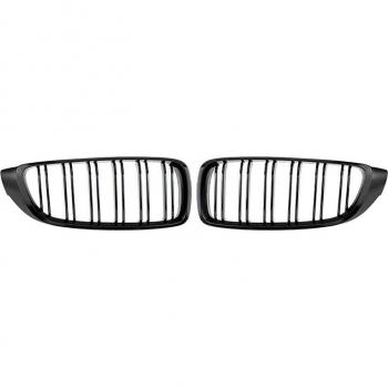 Rejilla Negra M4 Doble Listón Series 4