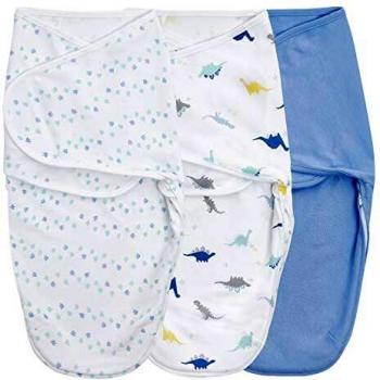Aden + anais essentials Easy Swaddle Wickel-Pucktuch 1,0 TOG Dino-rama (4-6 Monate)