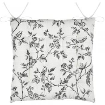 Galette de chaise Campagne Chic Ecru 38x38 cm