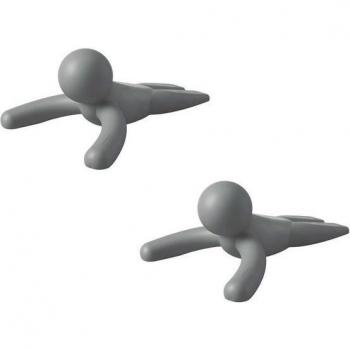 Set di Fermaporta Buddy, 11 x 17 x 7 cm, Antracite