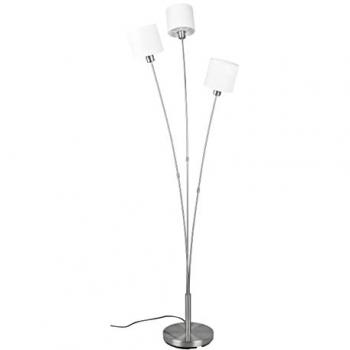 Tommy Reality LED Tripod Lamp in Nickel with Foot Switch