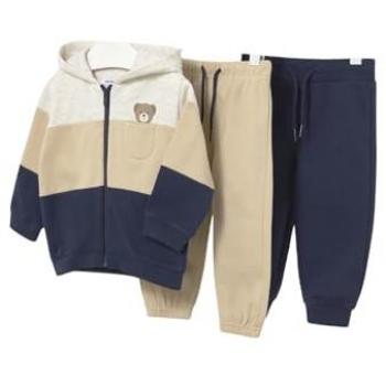 Set Mayoral 918 Beige: Pantaloni Tuta con Felpa Regular Fit