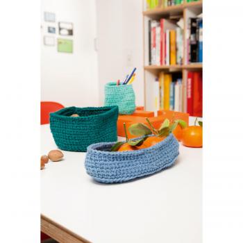 Tunesisch gehäkelt in Runden & Reihen: Accessoires und Homedeko