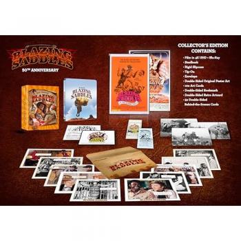 Blazing Saddles 4K Blu‑Ray Steelbook Collector Set – SEALED! Express Shipping