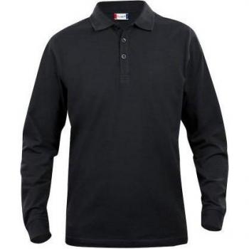 Clique Kinder Poloshirt Langarm 3-5 Jahre in Schwarz