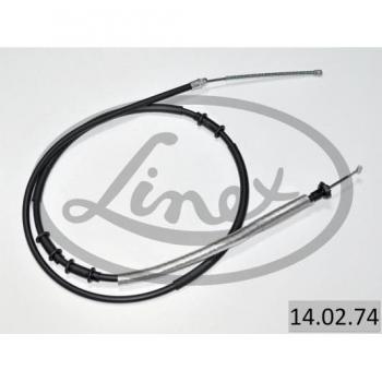 Kabel voor parkeerrem LINEX 14.02.74 links