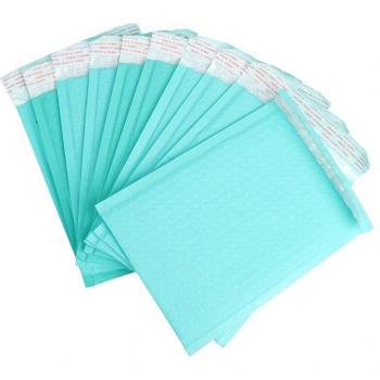 Bolsas acolchadas moradas para libros y revistas, 10 piezas