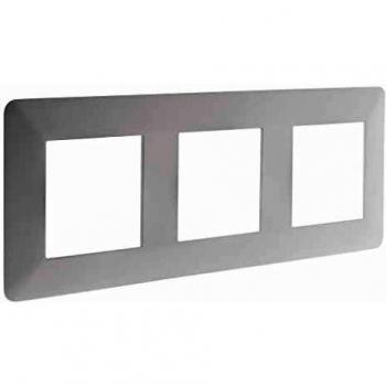 Plaque de finition horizontale blanche Artezo
