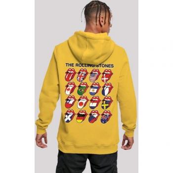 F4NT4STIC Herren Hoodie mit Rolling Stones Logo