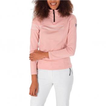 Pile Donna Rossignol Mezza Cerniera Rosa Polvere