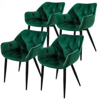 Poltrone Elegance Verde 4 per Soggiorno