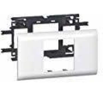 Support Monobloc Mosaic Legrand 65mm 2 Modules