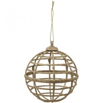 Weihnachts-Glanzkarte Feeric Gold 10 cm