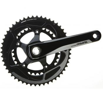 Rival 22 BB30 Crankset – 175 mm, 50T/34T, Dark Finish
