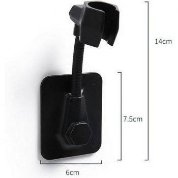 1pc 360° Rotating Shower Head Holder – Wall Mounted Hand Shower Support