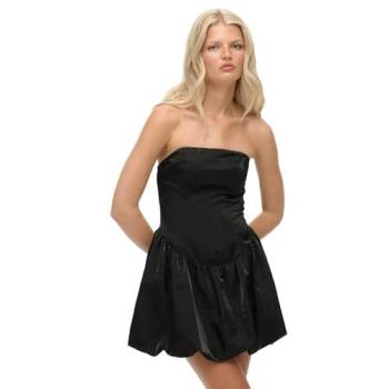 Robe Courte Bandeau Puffball Superdry Femme Noir