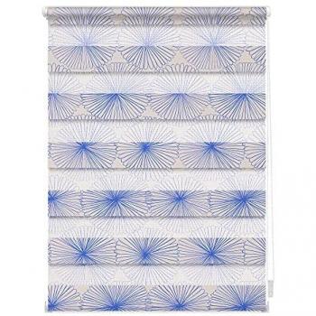 LICHTBLICK ORIGINAL Doppelrollo »Duo Rollo Klemmfix, ohne Bohren, blickdicht, Flower wheel