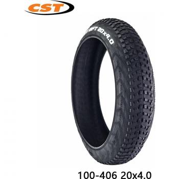 CST neumático 20x4.0 para bicicleta de montaña, rueda delantera y trasera