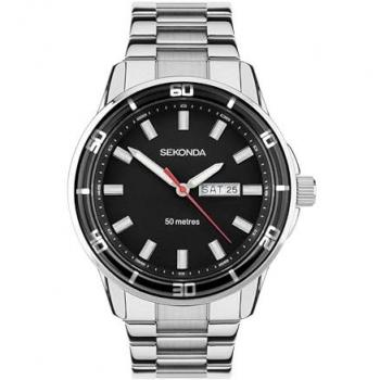 Sekonda Sports Black Dial Men's Watch 30204