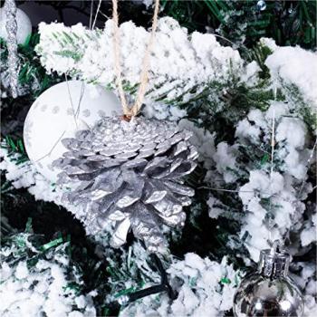 Winter Green Pine Cone Décor – 6 Unit Bundle