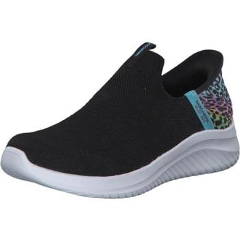 Skechers meisjes Ultra Flex 3.0 Zwarte Wild CM Slip‑Ins maat 30 medium