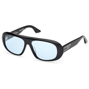 GCDS GD0067 01V Black Acetate Sunglass Set – 56mm