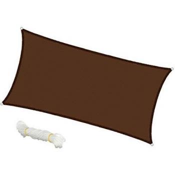 Voile d’ombre balcon jardin ECD Germany 2x4 m HDPE UV