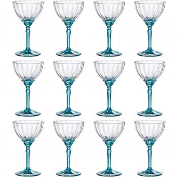 Bormioli Rocco Florian 240ml Blue Champagne Glasses