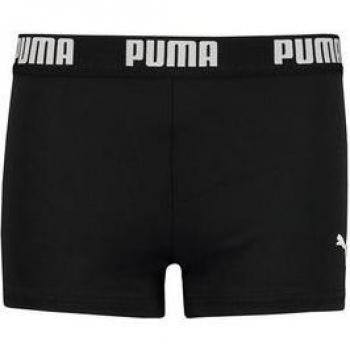 PUMA Kinderschwimmschort Logo-Trunk Schwarz 140