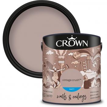 Vintage Crush Matt Emulsion Paint by Crown