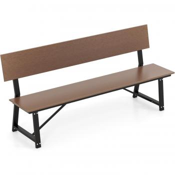 Supporto Robusto Panchina Esterno 4 Persone con Sedile HDPE