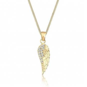 Gioiello a Forma di Ala con Cristalli in Argento 925 per Femminile