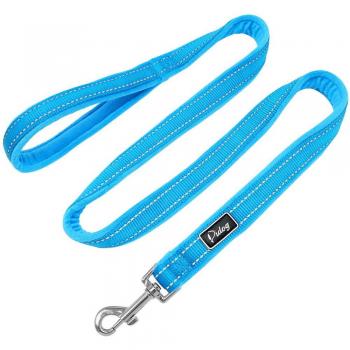 Safety Reflective Dog Leash with Padded Handle for Bulldogs and Pitbulls