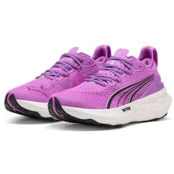 Puma NITRO 2 Damen Laufschuhe ForeverRun in Violett/Schwarz