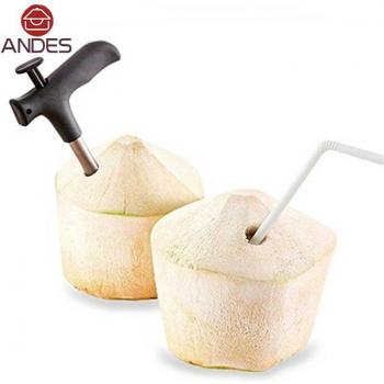 Coconut Drill with Straw