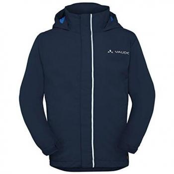 VAUDE Escape Light II Kinder‑Kapuzenjacke Marine 110/116 – Unisex (Modell 5526)