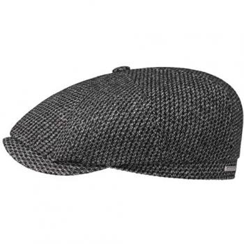 Stetson Flatcap grau, Made in EU, Größe S