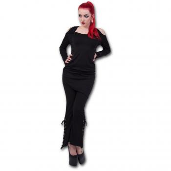 Urban Spiral 2‑In‑1 Boot‑Cut Leggings & Skirt – Cotton Comfort L