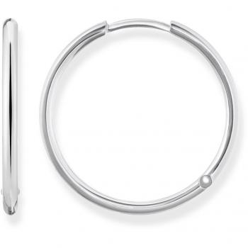 Pendientes de aro grandes Thomas Sabo de plata esterlina