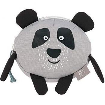 Pau Panda Mini Bum Bag Lässig – Sac à Épaule Noir-Marron