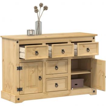 Solid Wood Pine Sideboard Corona 115x40x76 cm