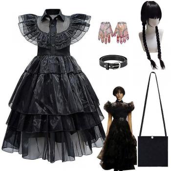Tenue de Halloween Mercredi pour Enfants