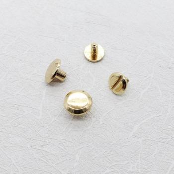 Set de 10 rivets double courbe pour accessoires en cuir